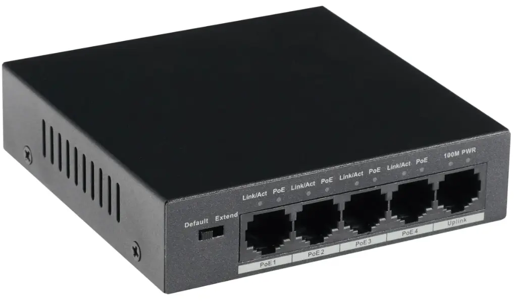 GOLIATH 4-Port PoE Switch + 1-Port Gigabit Uplink