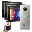 GOLIATH Hybrid IP Videotürsprechanlage 1-Familie 3x 10 Zoll HD Keypad 