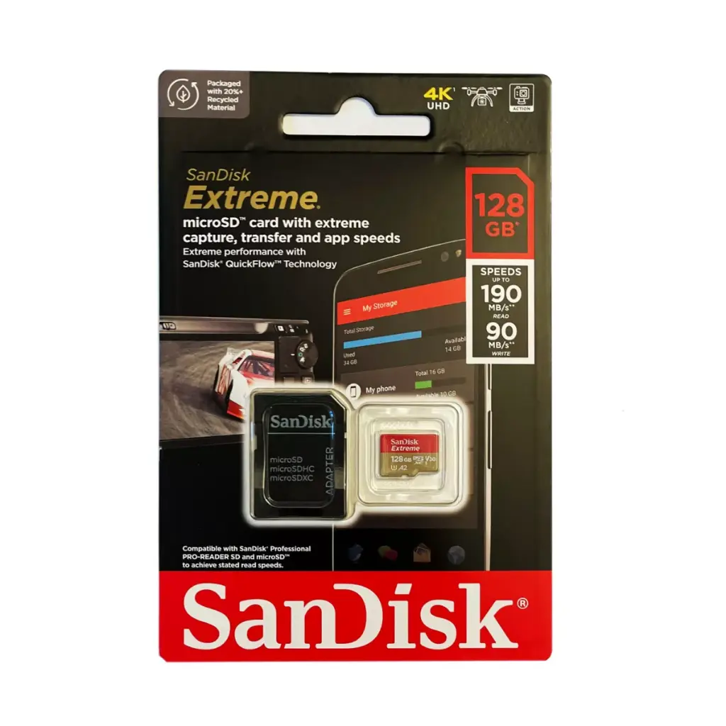 128 GB MicroSD-Speicherkarte Extreme für Videoüberwachung