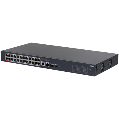Dahua 26-Port Cloud-Managed Desktop-Switch mit 24 PoE-Ports