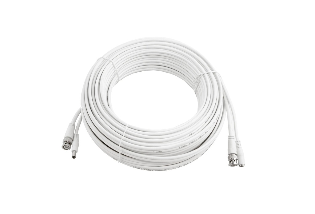 30 Meter hochwertiges Kombikabel, RG59, Video/Strom, Fertigkabel, bis 8 Megapixel, Pro Line