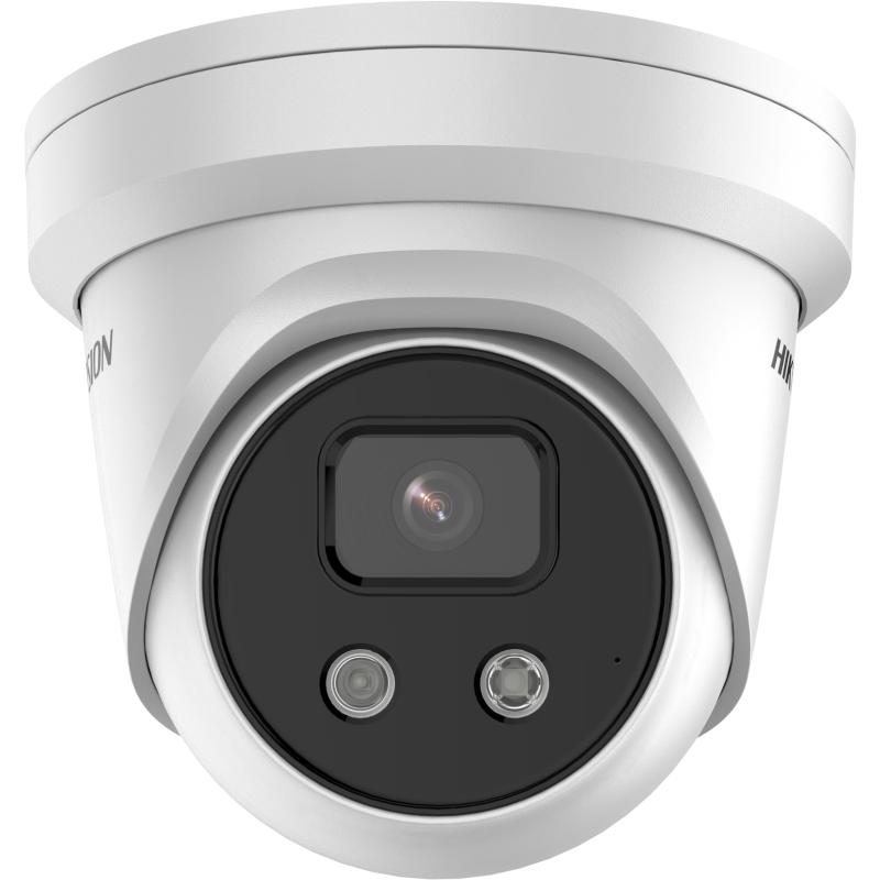 Hikvision 4MP AcuSense Ultra Low Light WDR Eyeball Netzwerkkamera mit eingebautem Mikrofon 