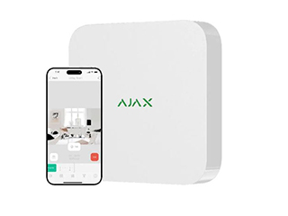 Ajax NVR mit 8 IP-Kanälen Weiß