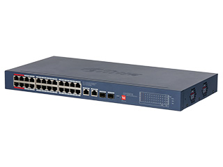 Dahua 28-Port Gigabit PoE Netzwerk-Switch mit 240 W Leistungsbudget
