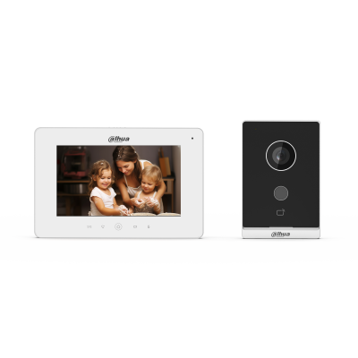 IP Video Türsprechanlagen Kit mit 7" Touch Monitor und WLAN