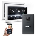 GOLIATH Hybrid IP Videotürsprechanlage Anthrazit 1-Fam 2x 10" HD Aufputz 