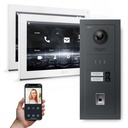 GOLIATH Hybrid IP Türsprechanlage 2-Fam2x 7" Weiß Fingerprint