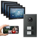 GOLIATH Hybrid IP Video Türsprechanlage Anthrazit 4 Fam 4x10 Zoll Schwarz 