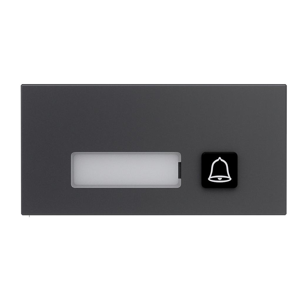 GOLIATH PRO IP & 2-Draht Video Türsprechanlage | 1er Klingel Modul | LED Namensschild | Aluminium