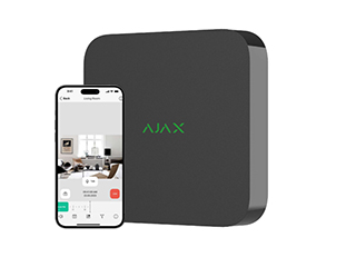 Ajax NVR 8 IP Kanälen Schwarz