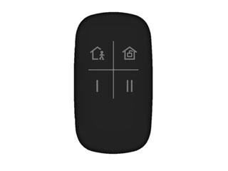 [DS-PKF1-WE-Black] Hikvision Keyfob, Zwei-Wege-Drahtlos