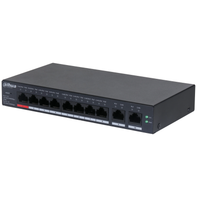 [DH-CS4010-8GT-110] Dahua 10-Port Cloud-Managed Gigabit Desktop-Switch mit 8 PoE-Ports
