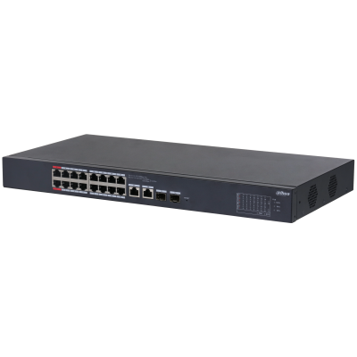 [DH-CS4218-16ET-240] Dahua 18-Port Cloud-Managed Desktop-Switch mit 16 PoE-Ports