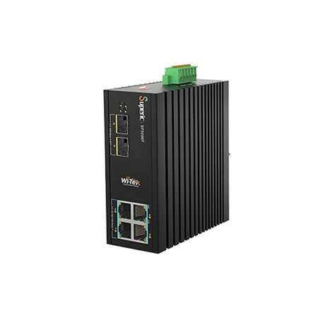 [WI-SP3006F] Switch PoE Gigabit no gestionable de 4 PoE+ y 2 SFP