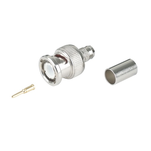 [VITO-619N] BNC-Crimpstecker (männlich) für RG59-Koaxialkabel