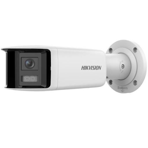 [HIK DS-2CD2T46G2P-LSU/SL(2,8mm)(C)] Hikvision 4MP Panoramische 180° AcuSense WDR Bullet Kamera 