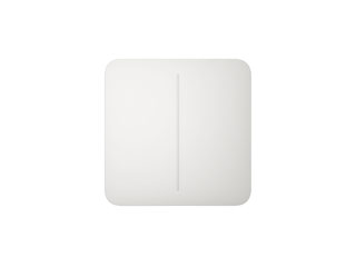 [AJ-SoloButton (2-gang)-W] Ajax LightSwitch – Intelligenter Touch-Lichtschalter