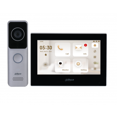 [DHI-KTW02] Dahua IP-Kit mit IP-WLAN-Villa-Türstation und WLAN-Monitor
