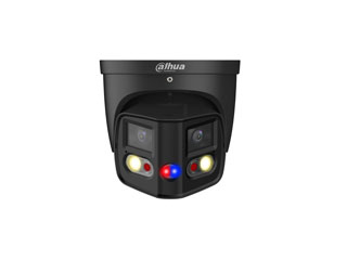 [IPC-PDW3849-A180-AS-PV-Black] 2× 4MP TioC Dual-Lens Splicing Turret Netzwerkkamera 180° intelligente Dual-Beleuchtung SMD 4.0, AI SSA, Quick Pick,schwarz