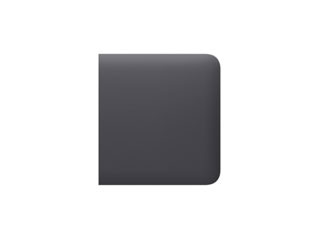 [AJ-SideButton (1-gang)-GRA] SideButton Seitentaste für Schalter